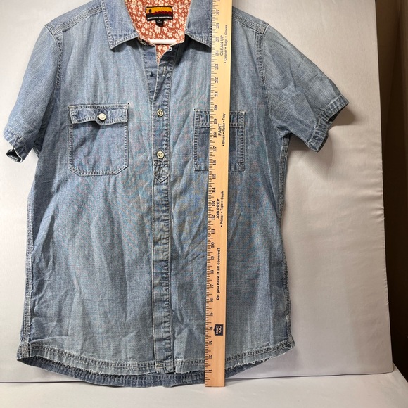 Brooklyn‎ Industries Light Blue Denim Button-Down Shirt - Picture 8 of 10